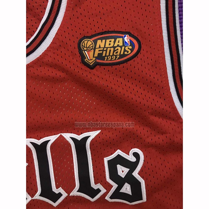 Camiseta Chicago Bulls Michael Jordan NO 23 Retro Rojo2